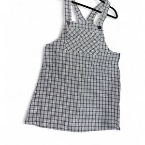 Knapp studio black and white plaid women’s romper
